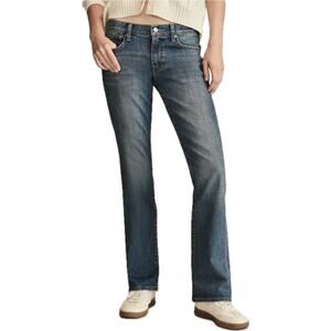 Lucky Brand Sweet Mid-Rise Boot Cut Jeans Women's 14 (32 A) | Blue Denim | EUC